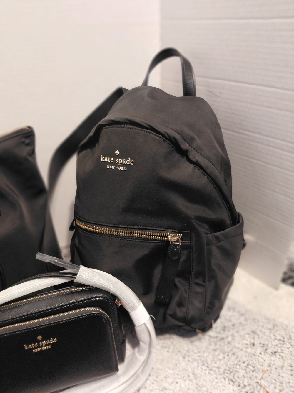 kate spade Black Nylon Tote, Backpack & Crossbody Set - Picture 5 of 7